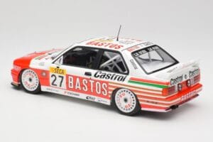 BMW M3 E30 #27 Bigazzi Team S. Soper / A. Hahne 4th Place 24 Hours of Spa 1990 Minichamps 1:18 155902027 Metal - imaginea 5 din 6