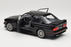 BMW M3 E30 Sport Evo Negru Solido 1:18 S1801501 Metal - imaginea 5 din 8