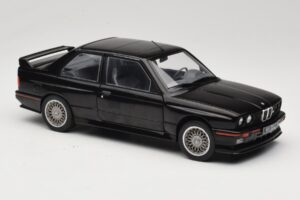 BMW M3 E30 Sport Evo Negru Solido 1:18 S1801501 Metal - imaginea 6 din 8