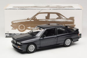 BMW M3 E30 Sport Evolution Blue Metallic Minichamps 1:18 180020308 Metal - imaginea 8 din 8