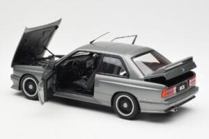BMW M3 E30 Sport Evolution Cecotto Gri AUTOart 1:18 70567 Metal - imaginea 5 din 8