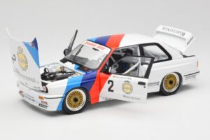 BMW M3 E30 #2 Warsteiner E. van de Poele DTM Champion 1987 Minichamps 1:18 80430396026-O Metal - imaginea 2 din 8