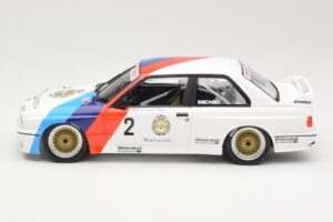 BMW M3 E30 Zackspeed #2 E. van de Poele Champion DTM 1987 Minichamps 1:18 155872002 Metal - imaginea 3 din 6