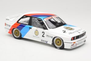 BMW M3 E30 Zackspeed #2 E. van de Poele Champion DTM 1987 Minichamps 1:18 155872002 Metal - imaginea 4 din 6