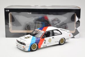 BMW M3 E30 Zackspeed #2 E. van de Poele Champion DTM 1987 Minichamps 1:18 155872002 Metal - imaginea 6 din 6