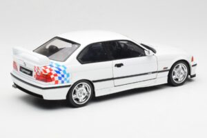 BMW M3 E36 Lightweight Alb Solido 1:18 S1803903 Metal - imaginea 3 din 8