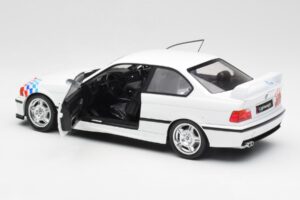 BMW M3 E36 Lightweight Alb Solido 1:18 S1803903 Metal - imaginea 5 din 8