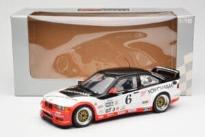 BMW M3 E36 GTR #0 B. Auberlen / M. Simo / P. Cunningham Daytona 24 Hours 1998 UT Models 1:18 39816 Metal - imaginea 8 din 8