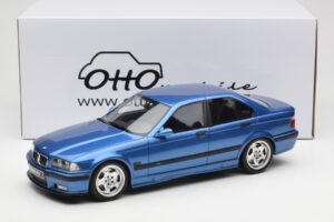 BMW M3 E36 Sedan Albastru Otto 1:18 OT1082 Rășină - imaginea 6 din 6