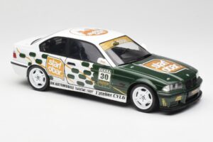 BMW M3 E36 Strafo Tic Tac Alb Solido 1:18 S1803906 Metal - imaginea 6 din 8
