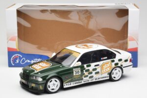 BMW M3 E36 Strafo Tic Tac Alb Solido 1:18 S1803906 Metal - imaginea 8 din 8
