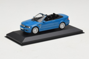 BMW M3 E46 Cabriolet Albastru Minichamps 1:43 BMW015 Metal - imaginea 2 din 4