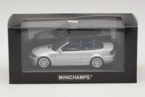 BMW M3 E46 Cabriolet Argintiu Minichamps 1:43 80420024430-R1 Metal - imaginea 4 din 5