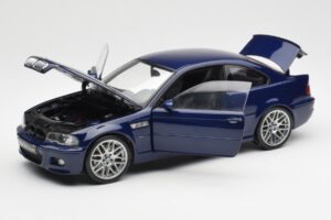 BMW M3 E46 Albastru Kyosho 1:18 08503BL Metal - imaginea 2 din 8