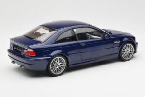 BMW M3 E46 Albastru Kyosho 1:18 08503BL Metal - imaginea 3 din 8
