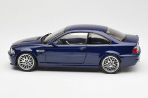 BMW M3 E46 Albastru Kyosho 1:18 08503BL Metal - imaginea 4 din 8