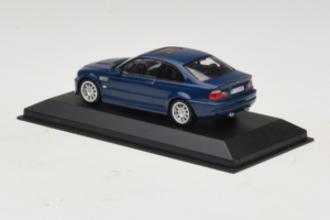 BMW M3 E46 Albastru Minichamps 1:43 BMW014 Metal - imaginea 3 din 4