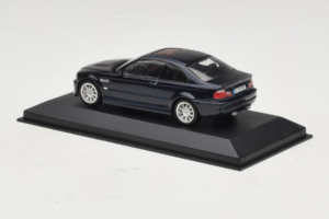BMW M3 E46 Albastru Închis Minichamps 1:43 80420009763-R1 Metal - imaginea 3 din 4