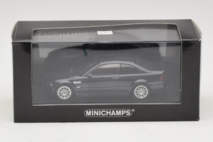 BMW M3 E46 Albastru Închis Minichamps 1:43 80420009763-R1 Metal - imaginea 4 din 4