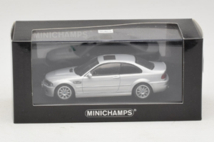 BMW M3 E46 Argintiu Minichamps 1:43 BMW013 Metal - imaginea 4 din 4