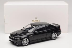 BMW M3 E46 CSL Sapphire Black Norev 1:18 183017 Metal - imaginea 8 din 8