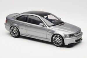 BMW M3 E46 CSL Argintiu Kyosho 1:18 08506S Metal - imaginea 6 din 8