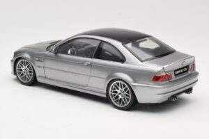 BMW M3 E46 CSL Argintiu Kyosho 1:18 08506S Metal - imaginea 7 din 8