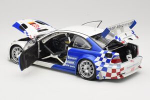 BMW M3 E46 GTR #24 D. Muller / J. Muller / H.-J. Stuck ALMS 2001 Minichamps 1:18 80430139184 Metal - imaginea 5 din 8