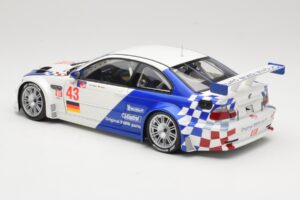 BMW M3 E46 GTR #24 D. Muller / J. Muller / H.-J. Stuck ALMS 2001 Minichamps 1:18 80430139184 Metal - imaginea 7 din 8