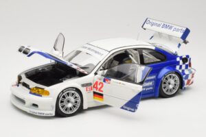 BMW M3 E46 GTR #42 J. Muller / J.J. Lehto ALMS 2001 Minichamps 1:18 80430139183 Metal - imaginea 2 din 8