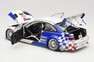 BMW M3 E46 GTR #42 J. Muller / J.J. Lehto ALMS 2001 Minichamps 1:18 80430139183 Metal - imaginea 5 din 8
