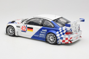 BMW M3 E46 GTR #42 J. Muller / J-J. Lehto ALMS 2001 Minichamps 1:18 80430139183-R1 Metal - imaginea 7 din 8