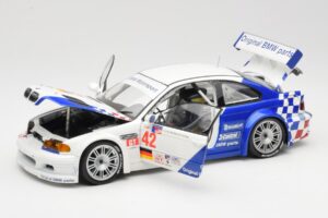 BMW M3 E46 GTR #42 J. Lehto / P. Ekblom ALMS 2001 Minichamps 1:18 100012142 Metal - imaginea 2 din 8
