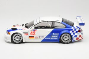 BMW M3 E46 GTR #42 J. Lehto / P. Ekblom ALMS 2001 Minichamps 1:18 100012142 Metal - imaginea 4 din 8