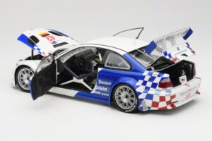 BMW M3 E46 GTR #42 J. Lehto / P. Ekblom ALMS 2001 Minichamps 1:18 100012142 Metal - imaginea 5 din 8