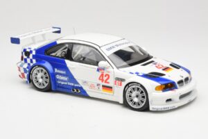 BMW M3 E46 GTR #42 J. Lehto / P. Ekblom ALMS 2001 Minichamps 1:18 100012142 Metal - imaginea 6 din 8