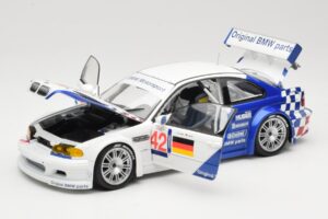 BMW M3 E46 GTR #42 J. Lehto / J. Muller ELMS 2001 Minichamps 1:18 100012192 Metal - imaginea 2 din 8