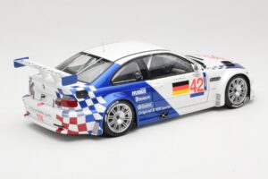 BMW M3 E46 GTR #42 J. Lehto / J. Muller ELMS 2001 Minichamps 1:18 100012192 Metal - imaginea 3 din 8