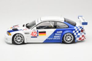 BMW M3 E46 GTR #42 J. Lehto / J. Muller ELMS 2001 Minichamps 1:18 100012192 Metal - imaginea 4 din 8