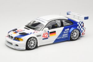 BMW M3 E46 GTR #42 J. Lehto / J. Muller ELMS 2001 Minichamps 1:18 100012192 Metal