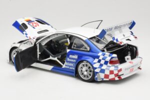 BMW M3 E46 GTR #42 J. Lehto / J. Muller ELMS 2001 Minichamps 1:18 100012192 Metal - imaginea 5 din 8