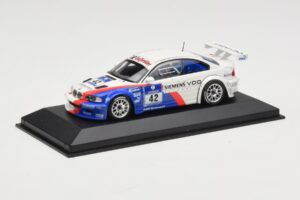 BMW M3 E46 GTR #42 P. Muller / J. Muller / H-J. Stuck / P. Lamy ADAC 24h Nurburgring 2004 Minichamps 1:43 BMW001 Metal - imaginea 2 din 4