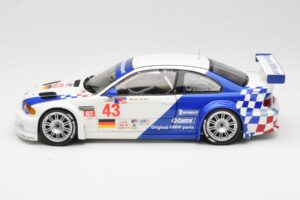 BMW M3 E46 GTR #43 D. Muller ALMS 2001 Minichamps 1:18 100012143 Metal - imaginea 4 din 8