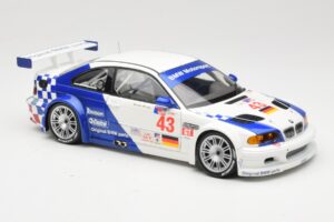 BMW M3 E46 GTR #43 D. Muller ALMS 2001 Minichamps 1:18 100012143 Metal - imaginea 6 din 8