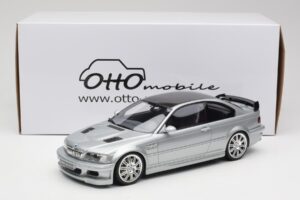 BMW M3 E46 GTR Argintiu Otto 1:18 OT1128 Rășină - imaginea 6 din 6