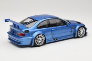 BMW M3 E46 GTR Street Albastru Minichamps 1:18 80430302540 Metal - imaginea 3 din 8