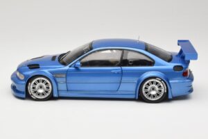 BMW M3 E46 GTR Street Albastru Minichamps 1:18 80430302540 Metal - imaginea 4 din 8