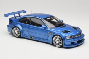 BMW M3 E46 GTR Street Albastru Minichamps 1:18 80430302540 Metal - imaginea 6 din 8