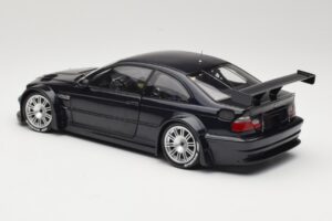 BMW M3 E46 GTR Street Carbon Black Minichamps 1:18 80430152552 Metal - imaginea 7 din 8
