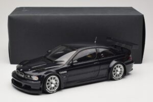BMW M3 E46 GTR Street Carbon Black Minichamps 1:18 80430152552 Metal - imaginea 8 din 8